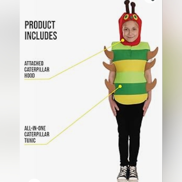 New Kids Caterpillar Costume - Picture 4 of 8